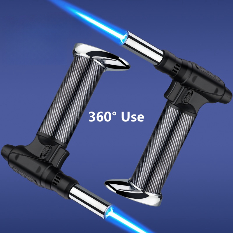 Camping Cooking Gadgets - 360° Ignition Butane Gas Lighter Integrated