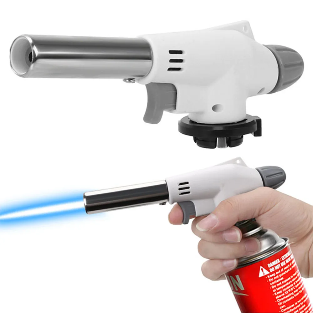 Camping Cooking Torch - Portable Metal Flame Gun Butane Gas