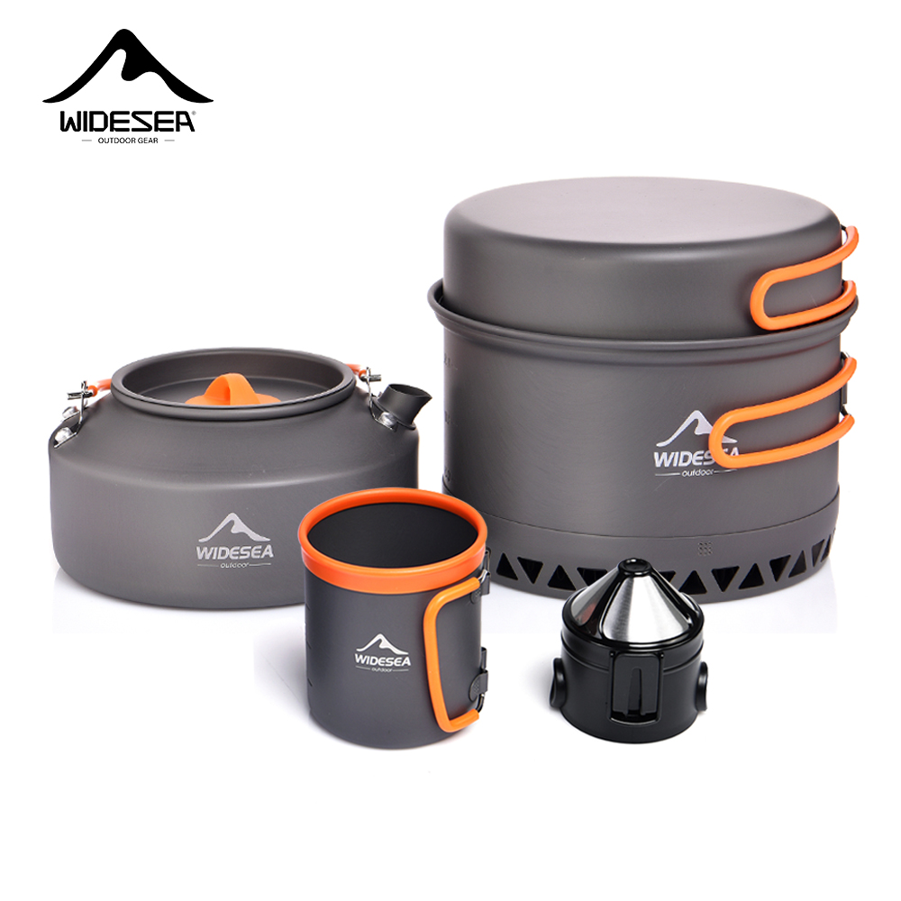 Camping Cooking Gear - Camping Tableware Outdoor Cookware Set Pots