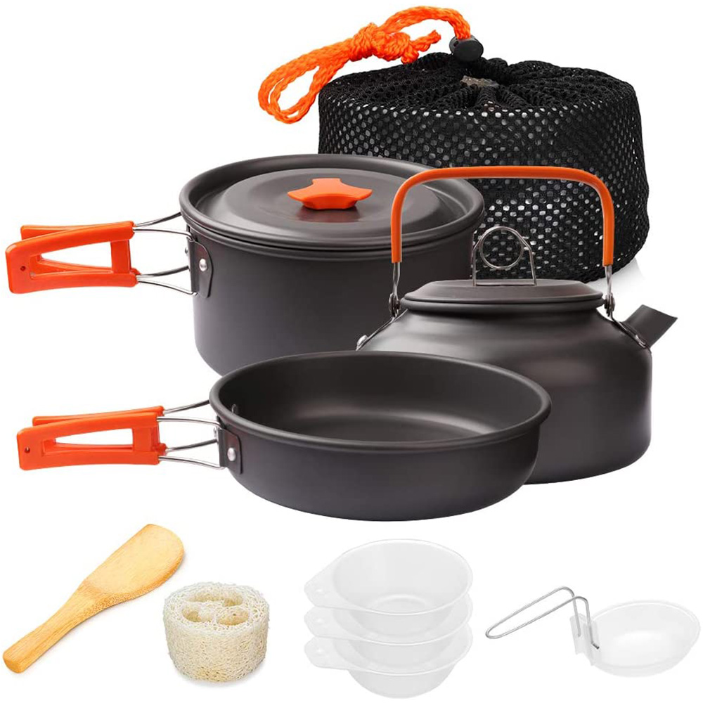 Camping Cooking Rice - Cắm Trại Nồi Bộ Ngoài Trời