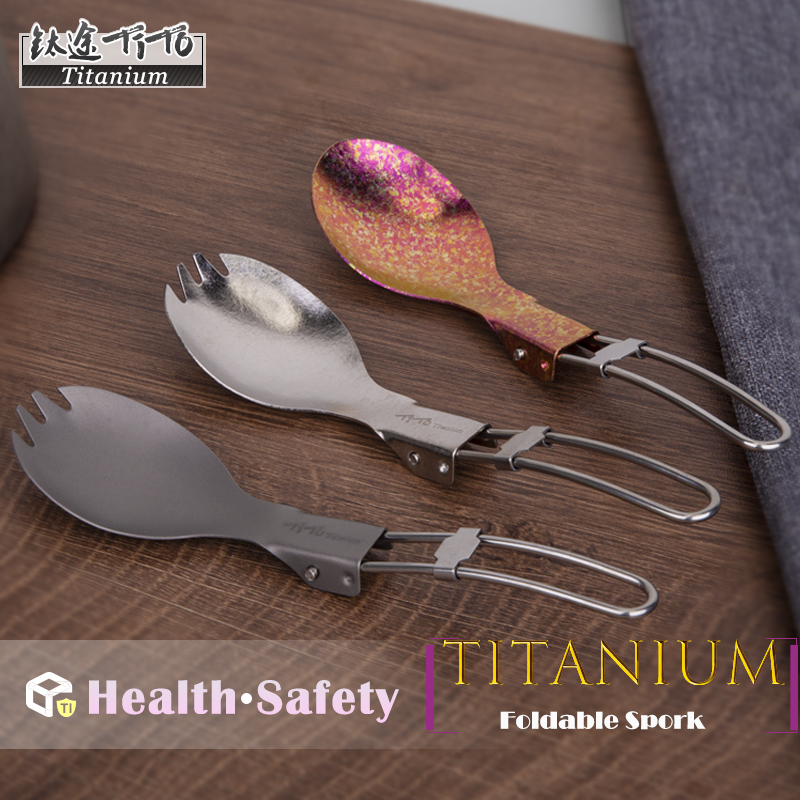 Camping Cooking Utensils Kit - Tito Titan Gấp Spork Di Động