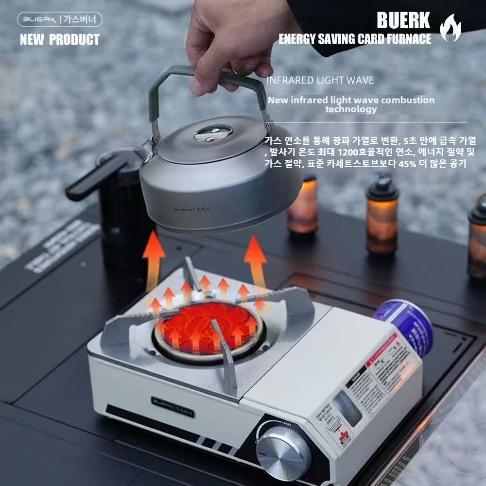 Camping Cooking Windshield - BUERK 4000W Infrared Stove Portable High-Power