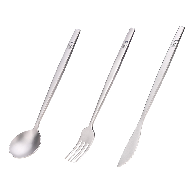 Camping Cooking Utensils Kit - Keith Titan Di Động Muỗng Nĩa