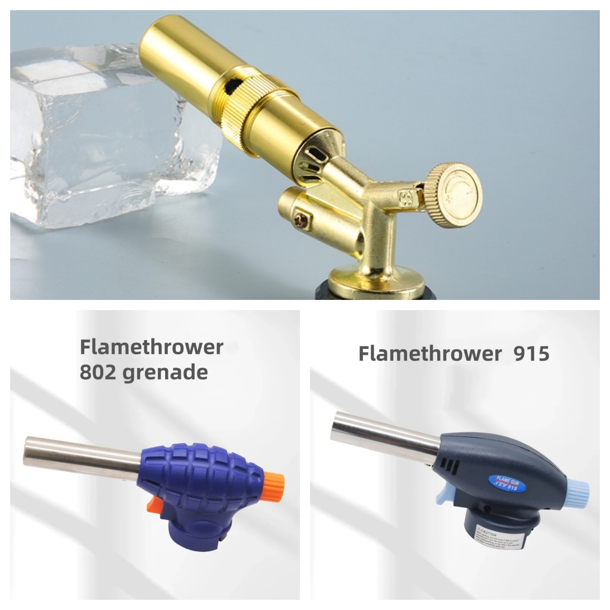 Camping Cooking Torch - Portable Welding Gas Torch Flame Butane