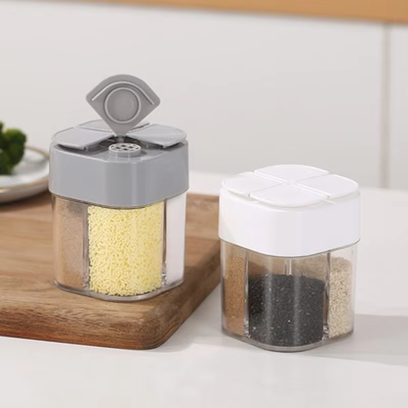 Camping Cooking Kits - 4 in 1 Plastic Dispenser Camping