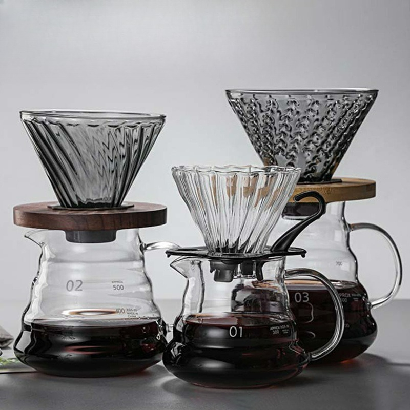 Camping Cooking Gear - Pour Over Coffee Maker Set High-Heat