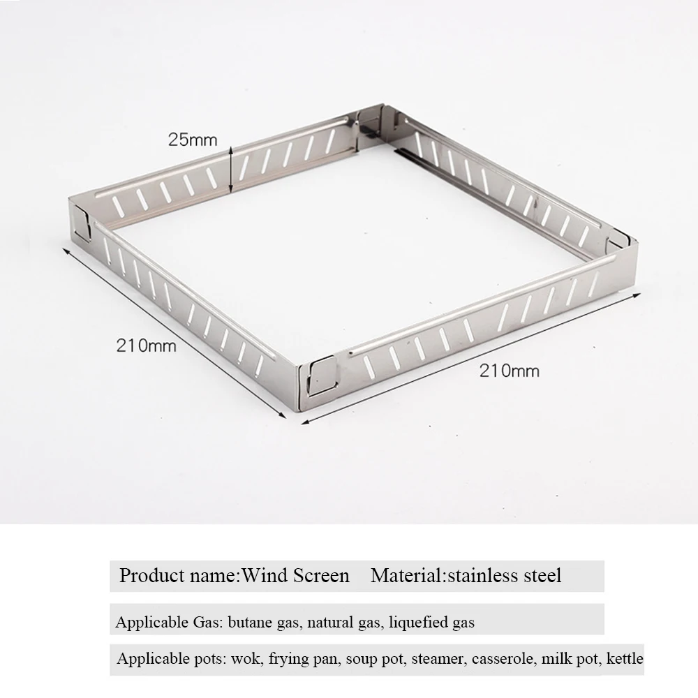 Outdoor Gas Stove Wind Screen  - đánh giá và giá Camping Cooking Windshield