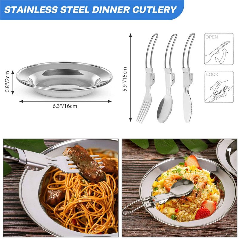 【BUYERS】Camping Cookware Porta - đánh giá và giá Camping Cooking Accessories Set