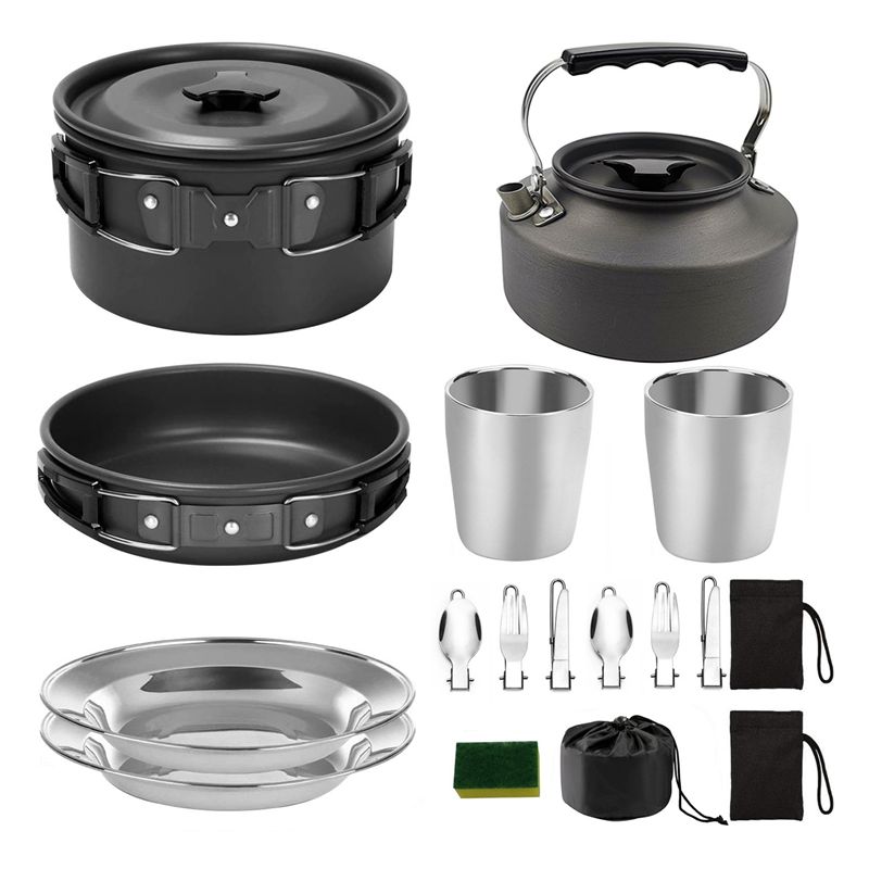 【BUYERS】Camping Cookware Porta - đánh giá và giá Camping Cooking Accessories Set