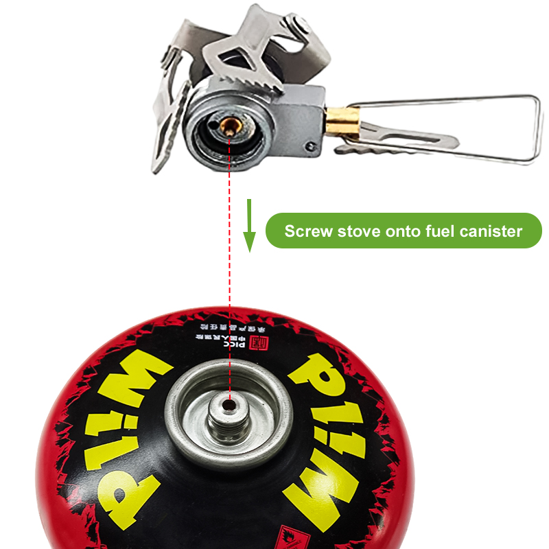 BRS Outdoor Gas Stove Mini Cam - đánh giá và giá Camping Cooking Windshield