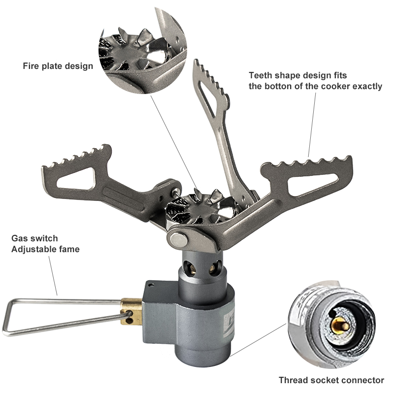 BRS Outdoor Gas Stove Mini Cam - đánh giá và giá Camping Cooking Windshield