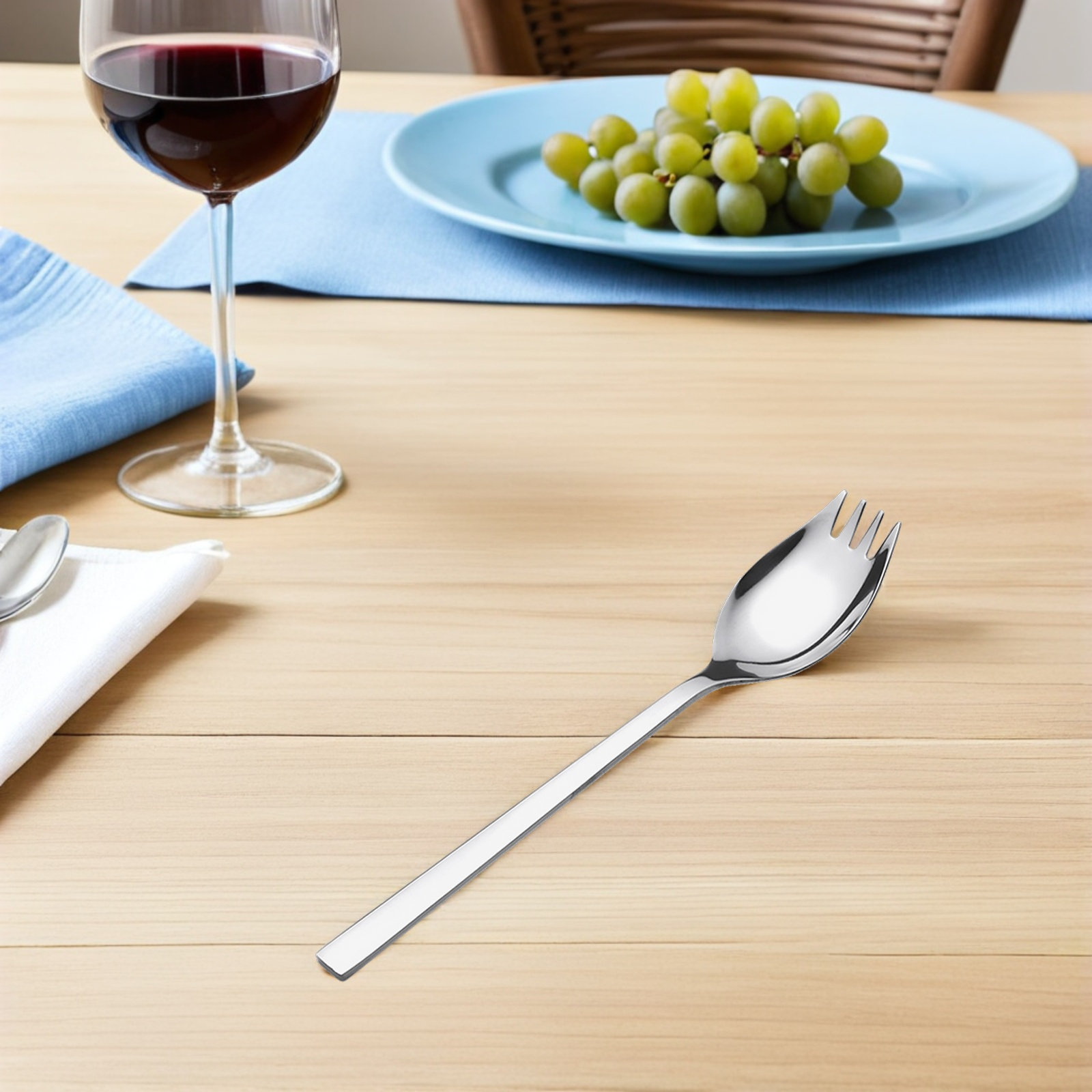 4Pcs Stainless Steel Salad Spo - đánh giá và giá Camp Spork Set