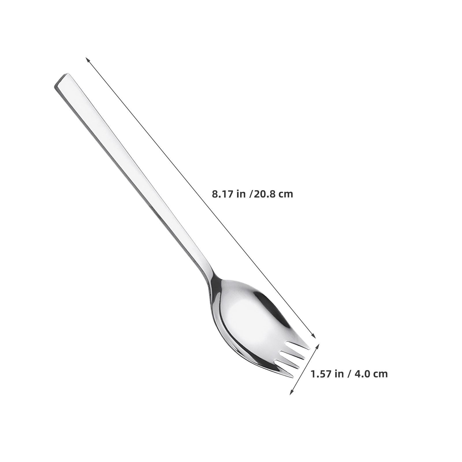4Pcs Stainless Steel Salad Spo - đánh giá và giá Camp Spork Set