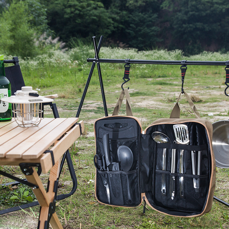 8pcs Camping Kitchen Cookware  - đánh giá và giá Camping Cooking Gadgets