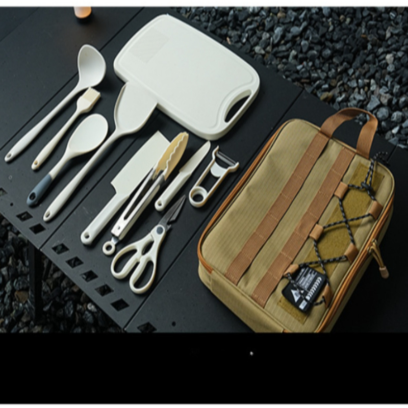 Portable 9Pcs Camping Kitchenw - đánh giá và giá Camping Cooking Pots And Pans