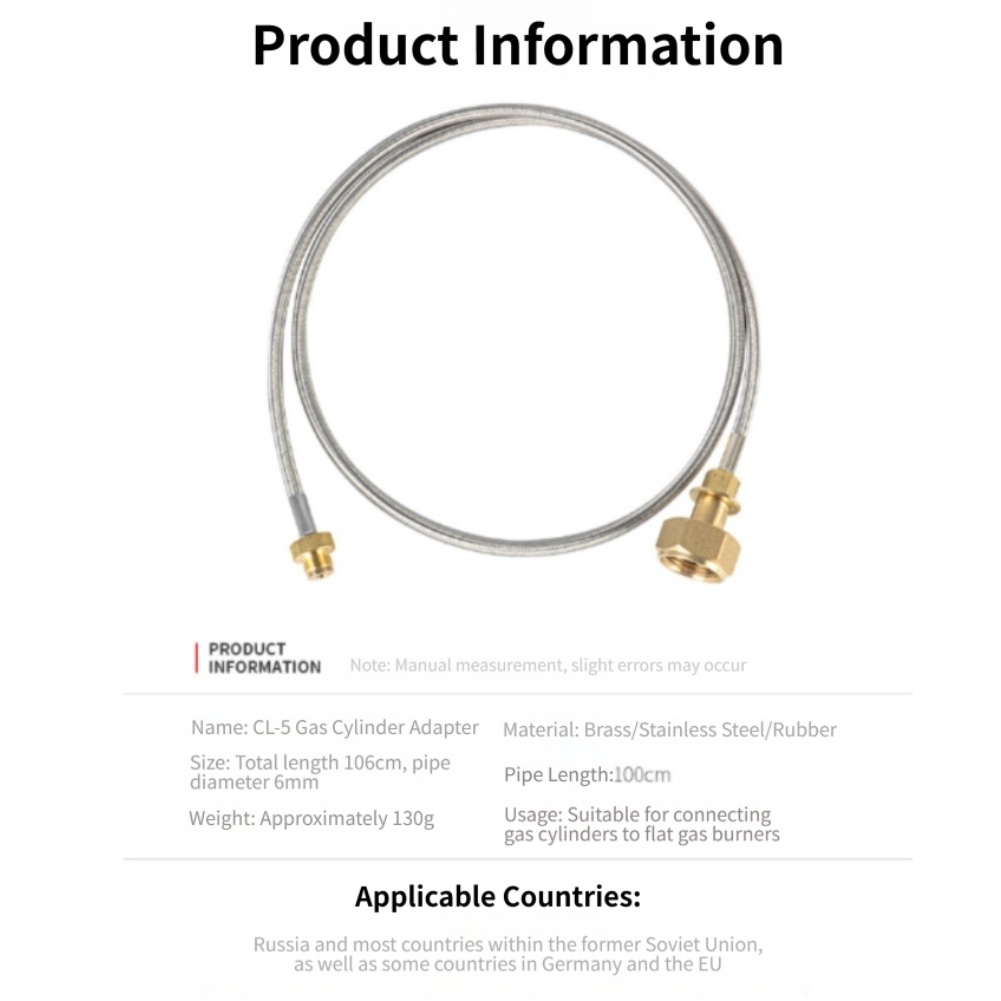 Gas Adapter Hose Brass Stainle - đánh giá và giá Camping Cooking Youtube