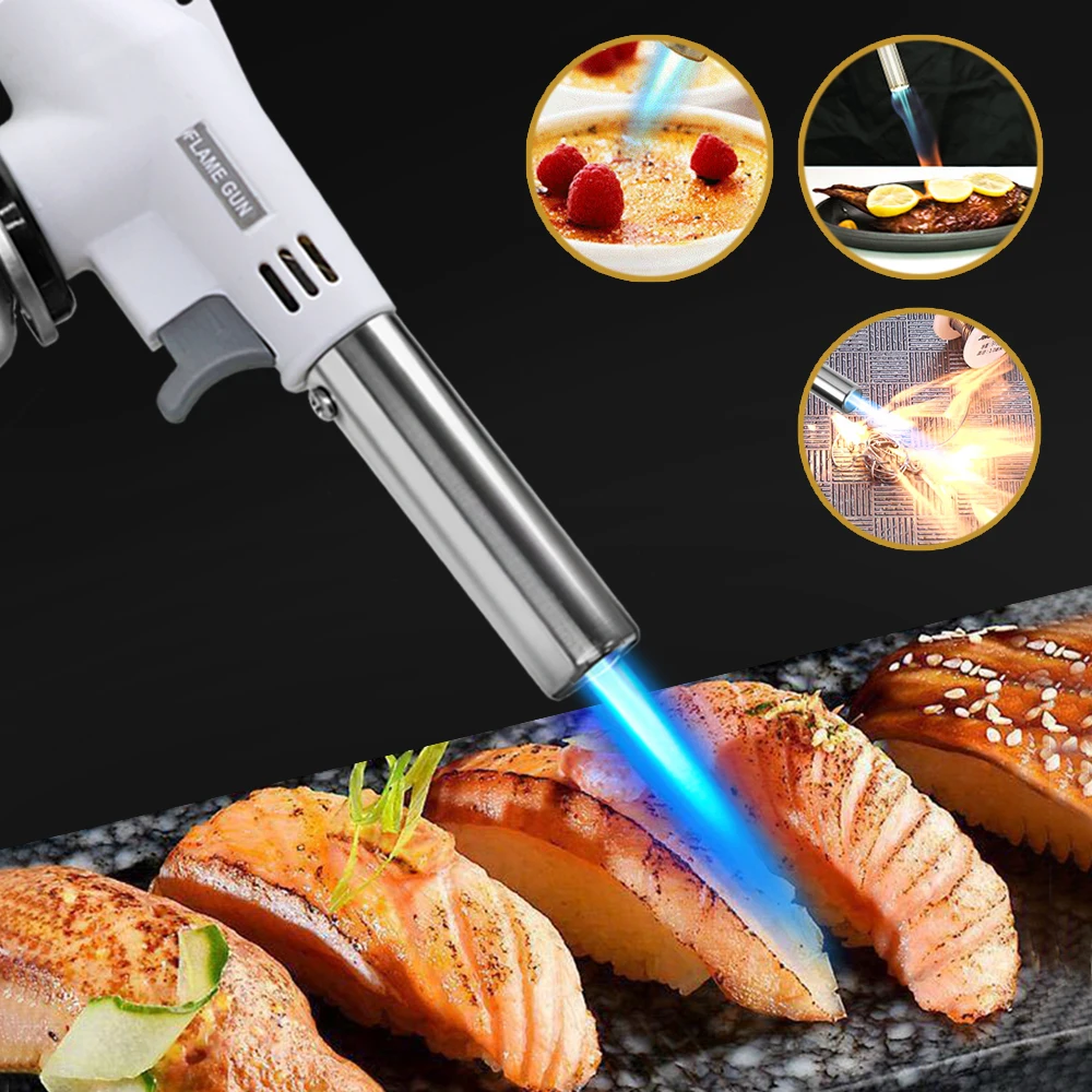 Portable Metal Flame Gun Butan - đánh giá và giá Camping Cooking Torch