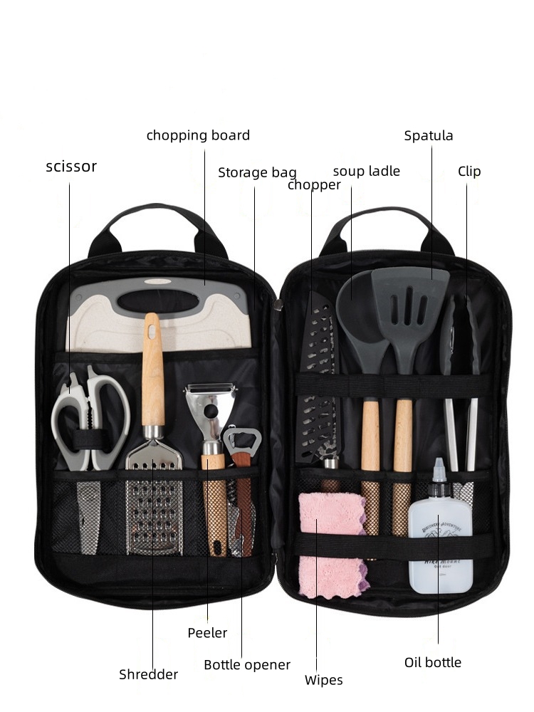 Camping Cooking Utensils Acces - đánh giá và giá Camping Cooking Accessories Set