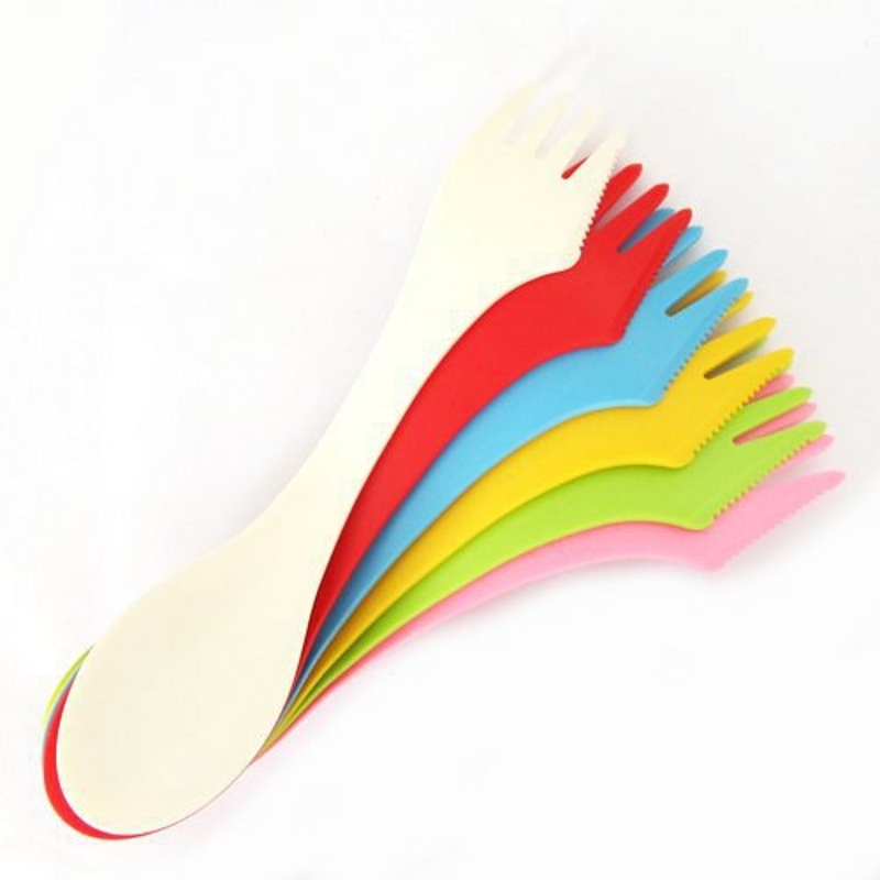 6PCS 3-in-1 Camp Utensils Set  - đánh giá và giá Camp Spork Set