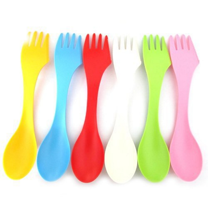 6PCS 3-in-1 Camp Utensils Set  - đánh giá và giá Camp Spork Set