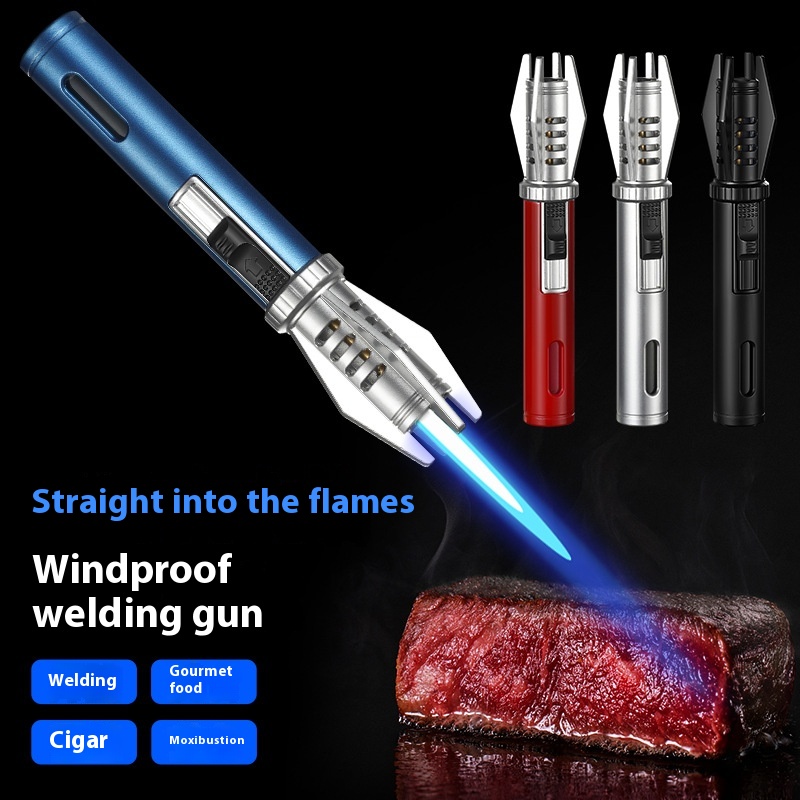 Metal Windproof Jet Flame Ligh - đánh giá và giá Camping Cooking Torch