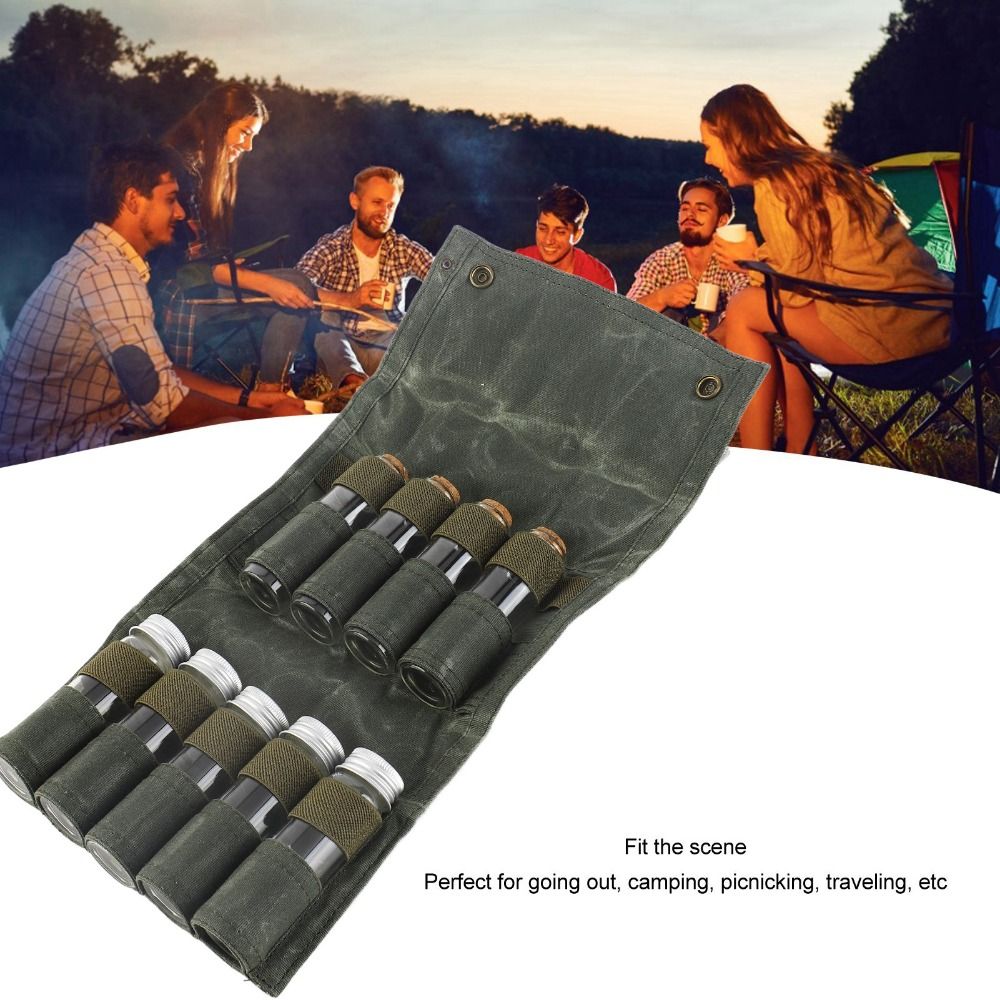 9 Pcs Durable Canvas Portable  - đánh giá và giá Camping Cooking Youtube