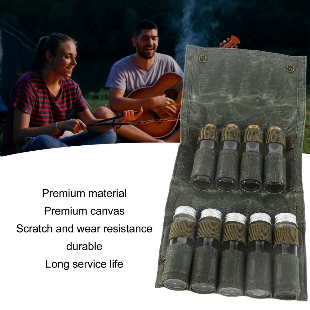 9 Pcs Durable Canvas Portable  - đánh giá và giá Camping Cooking Youtube