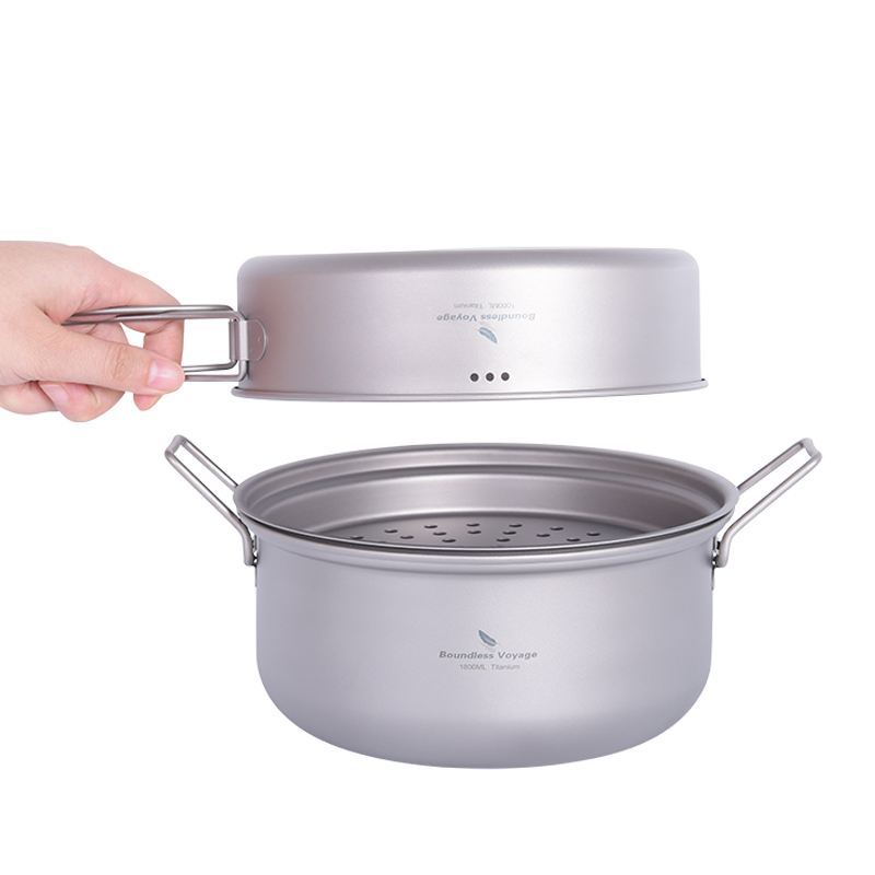 Boundless Voyage Titanium Stea - đánh giá và giá Camping Cooking Kits