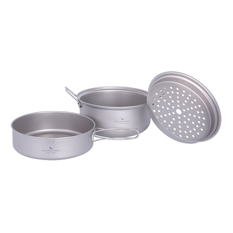 Boundless Voyage Titanium Stea - đánh giá và giá Camping Cooking Kits