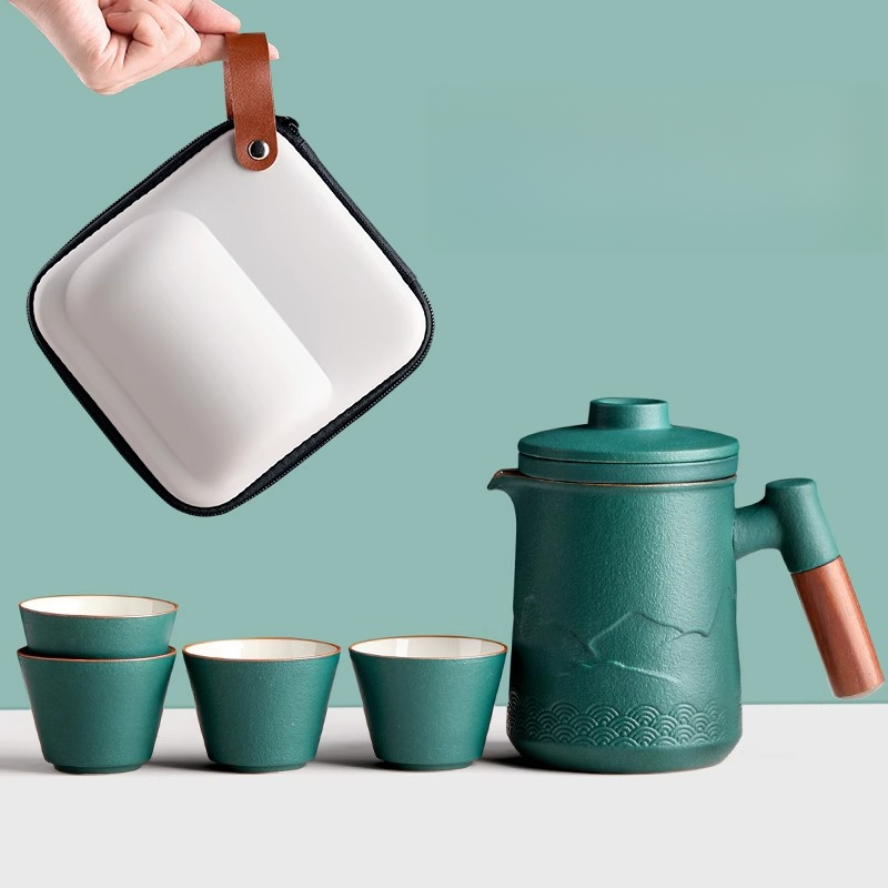 Portable Travel Tea Set One Po - đánh giá và giá Camping Cooking Gear