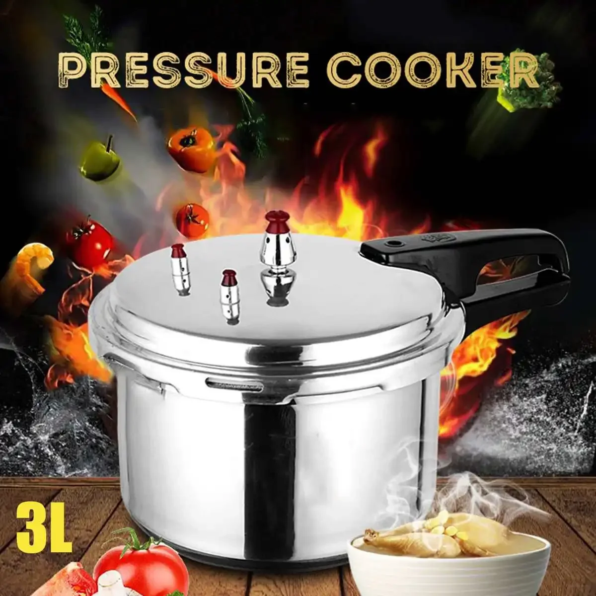 18/20/22/28cm Kitchen Pressure - đánh giá và giá Camping Cooking Rice
