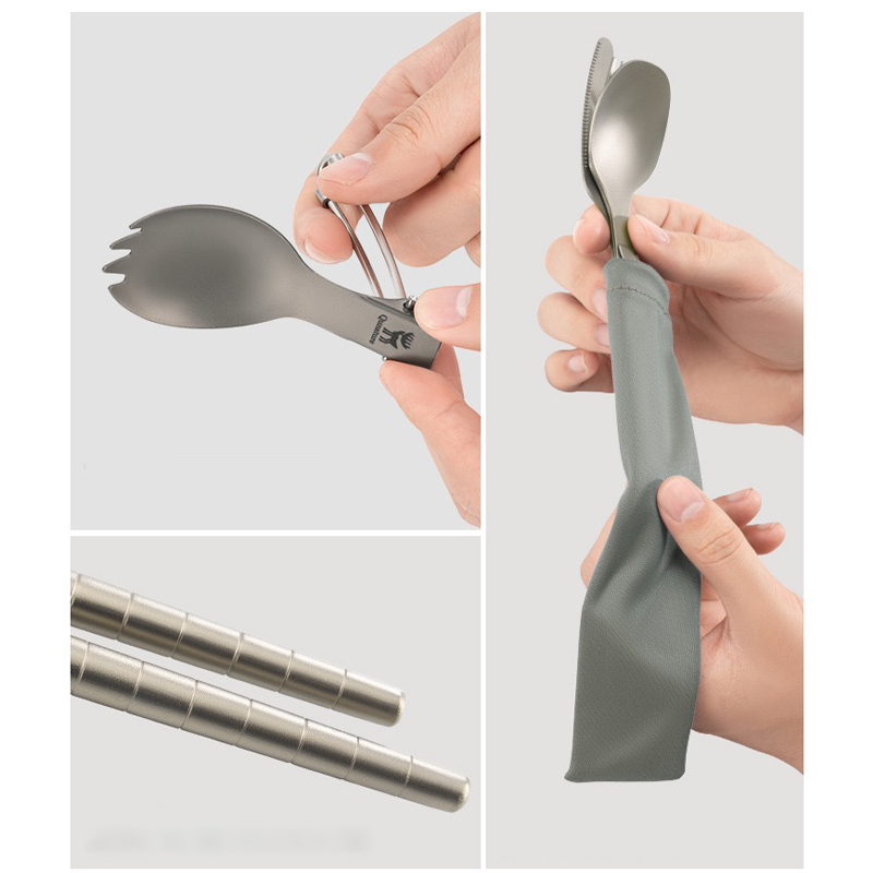 Camping Titanium Spork Spoon O - đánh giá và giá Camp Spork Set