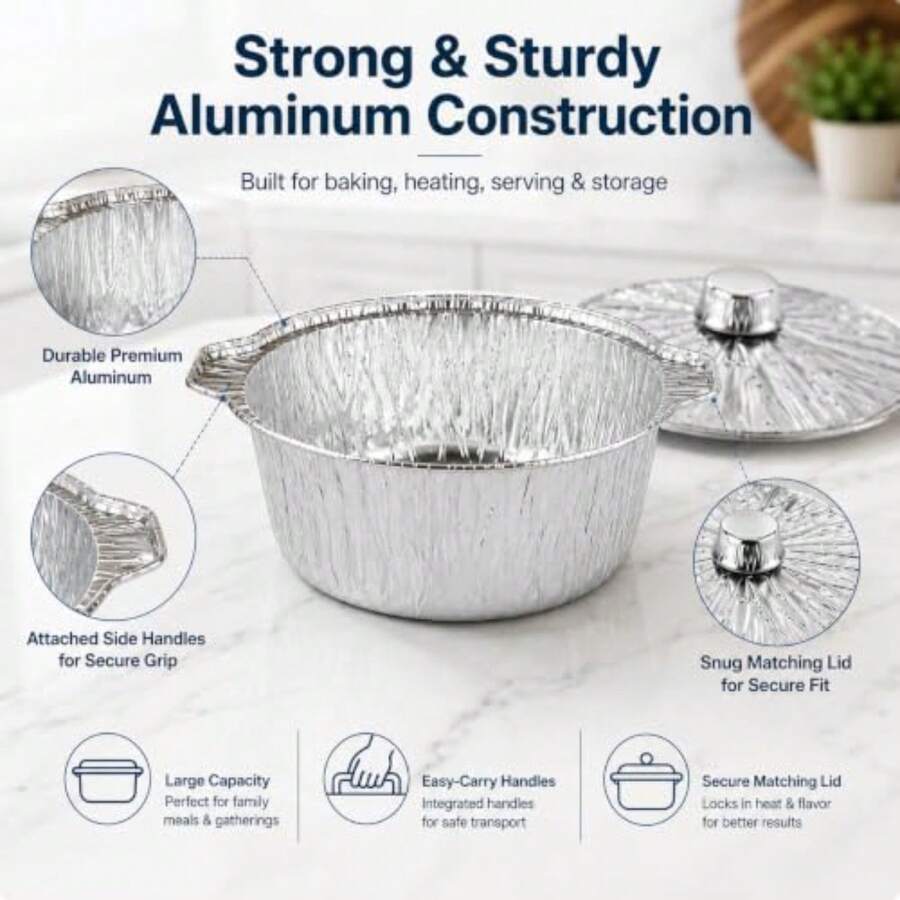12 Pack Disposable Pot With Li - đánh giá và giá Camping Cooking Pots And Pans