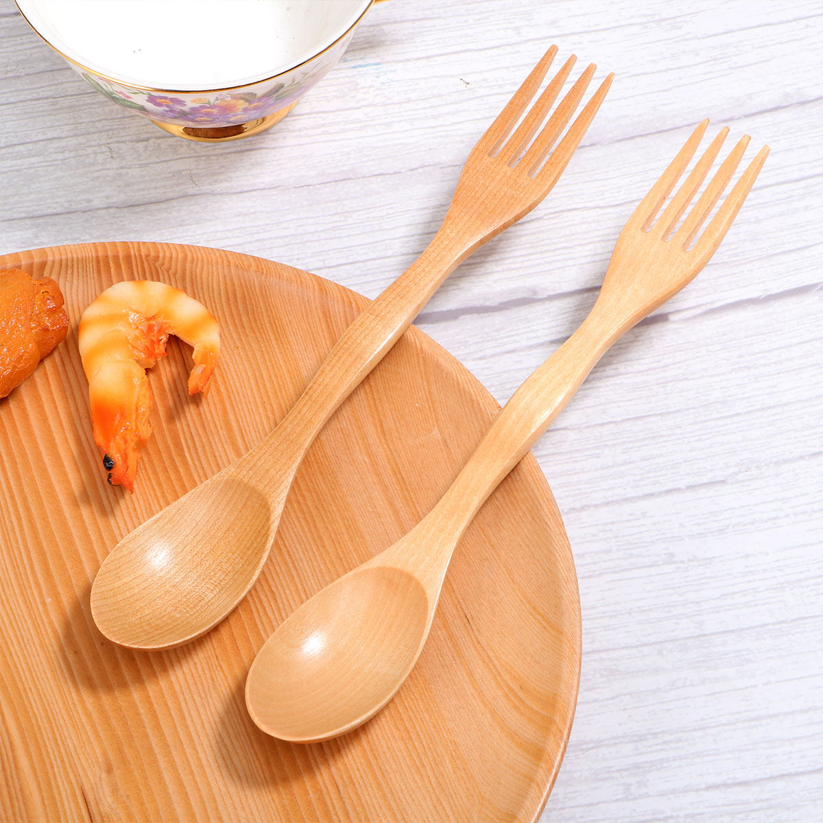 2Pcs Kids Spork Set Bamboo Spo - đánh giá và giá Camp Spork Set