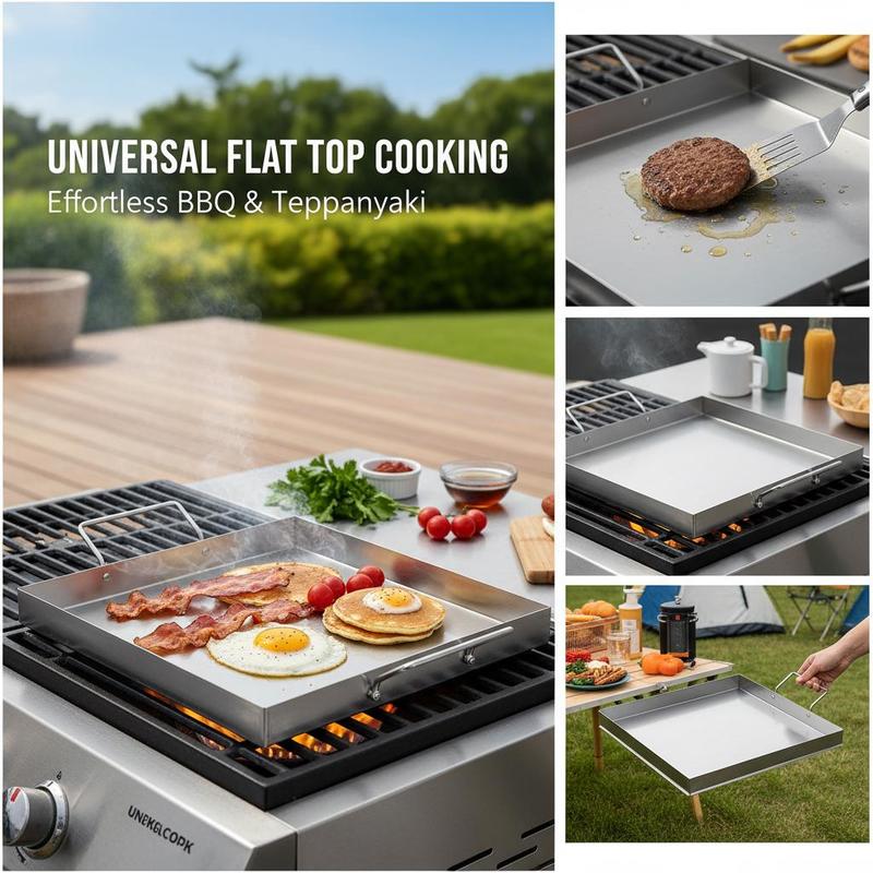 Universal Flat Top Griddle 18x - đánh giá và giá Camping Cooking With Gas