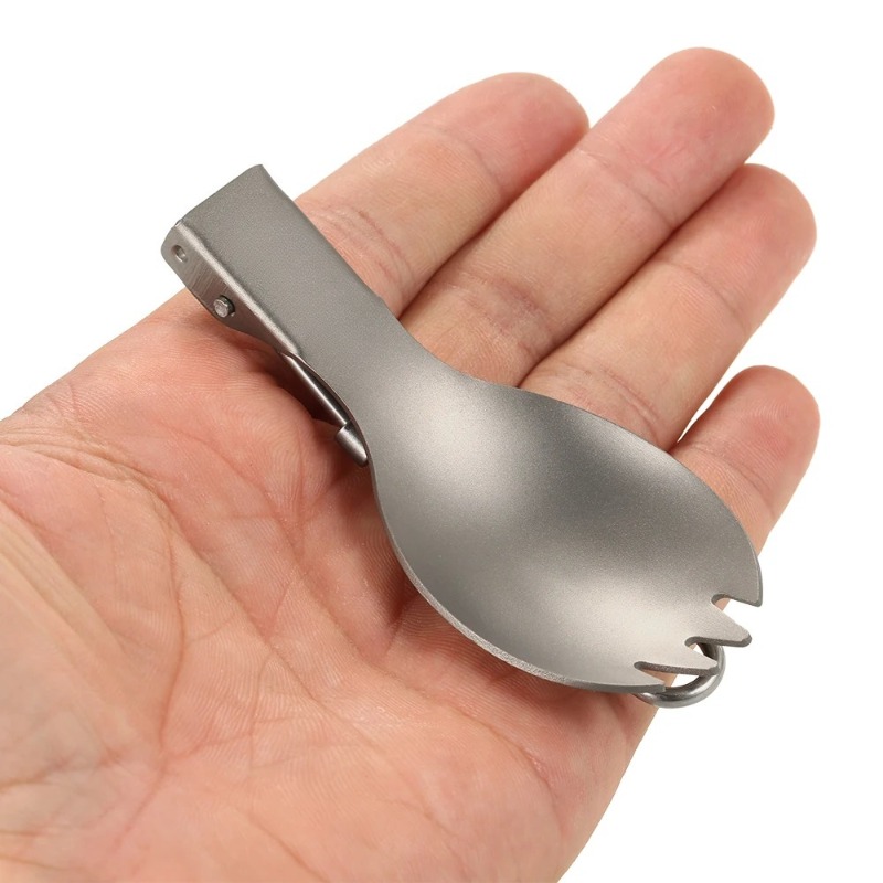 Lixada Ultralight Titanium Coo - đánh giá và giá Camp Spork Set