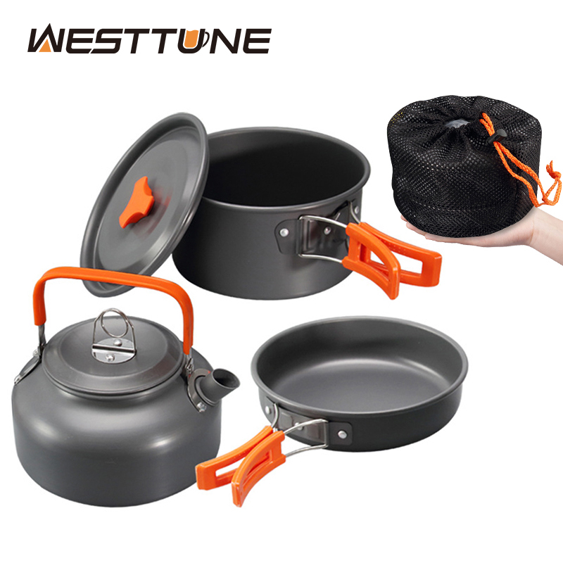 WESTTUNE Camping Cookware Kit  - đánh giá và giá Camping Cooking Rice