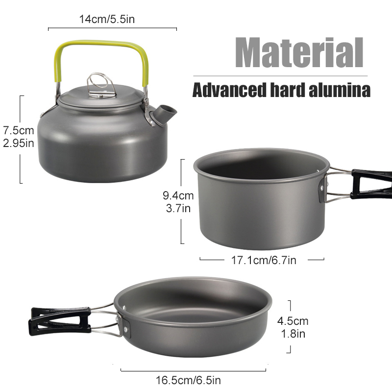 WESTTUNE Camping Cookware Kit  - đánh giá và giá Camping Cooking Rice