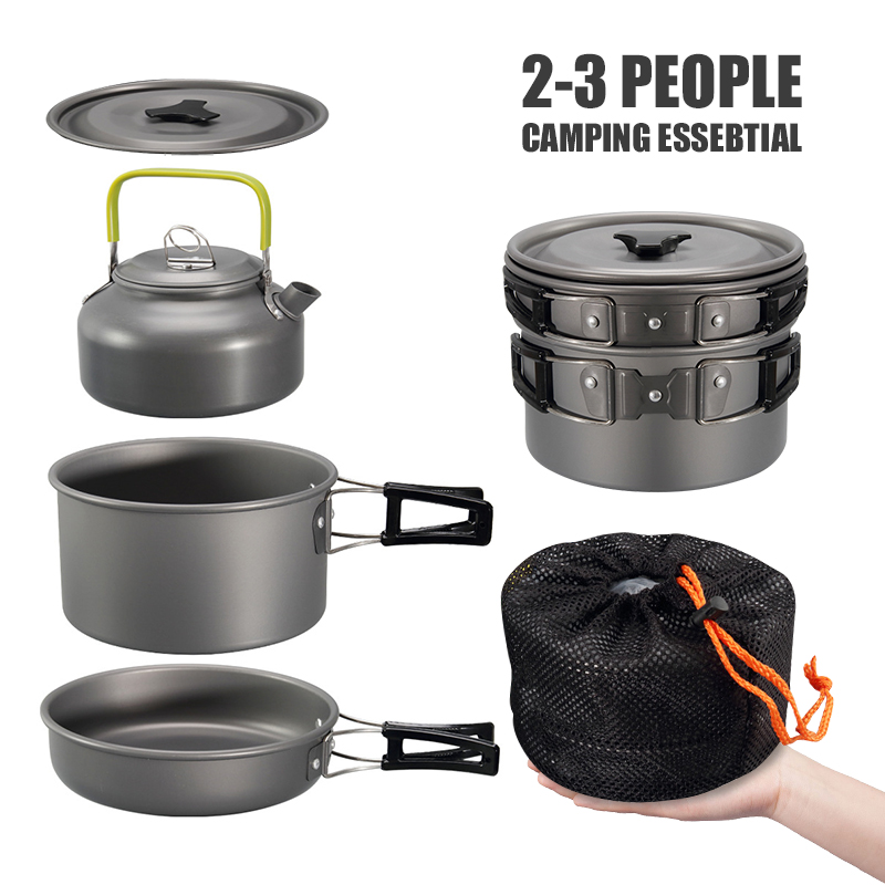 WESTTUNE Camping Cookware Kit  - đánh giá và giá Camping Cooking Rice