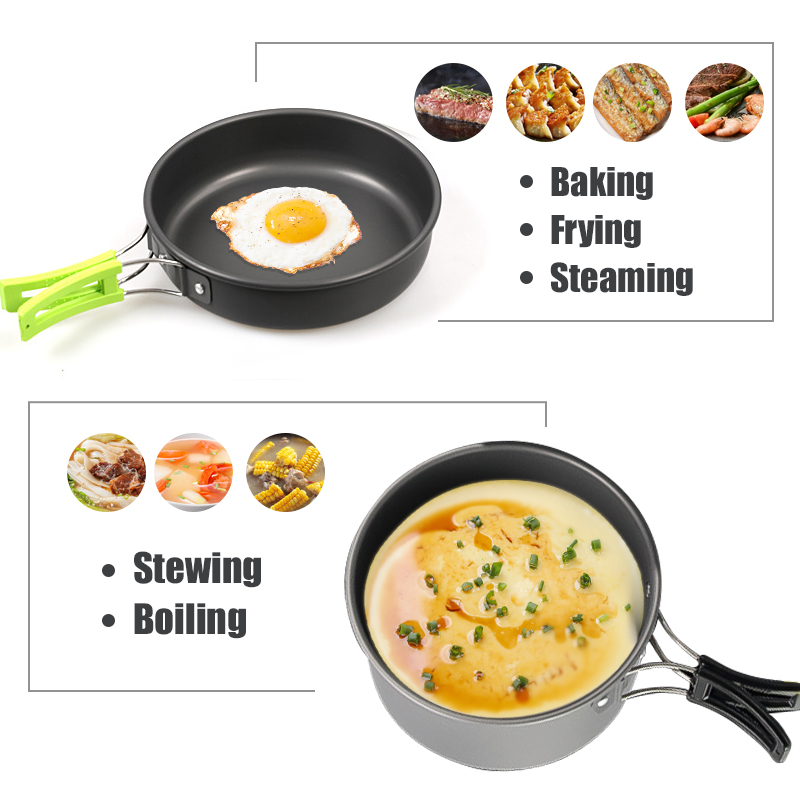 WESTTUNE Camping Cookware Kit  - đánh giá và giá Camping Cooking Rice