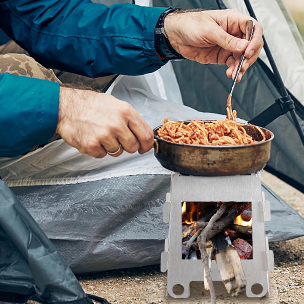 Camping Furnace Wood Stove Alc - đánh giá và giá Camping Cooking Windshield