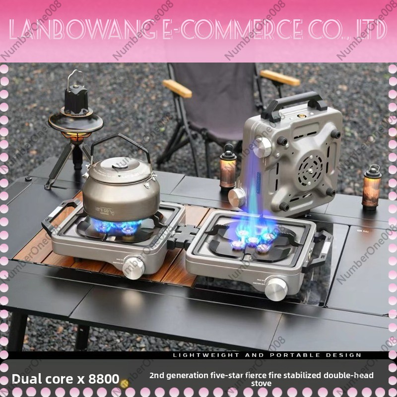Outdoor Dual Burner High Power - đánh giá và giá Camping Cooking With Gas