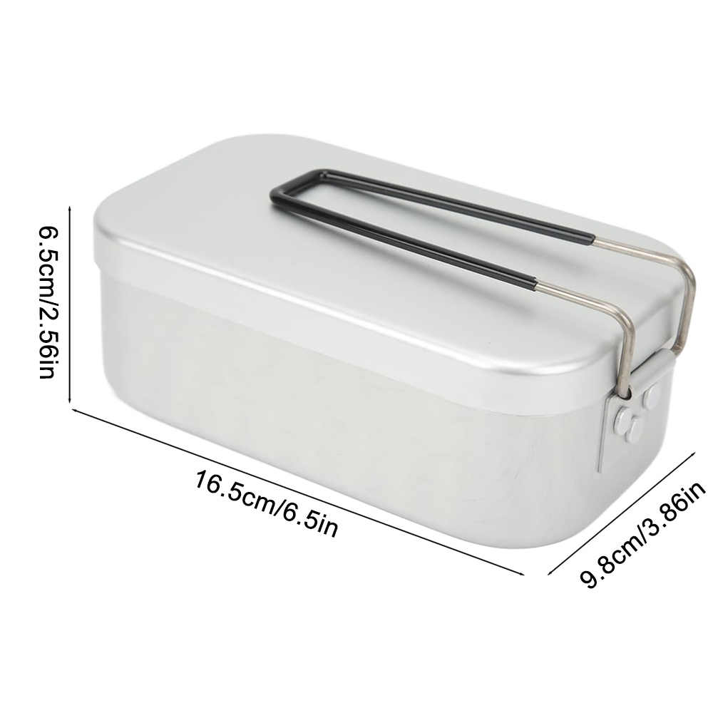 800ML Aluminum Lunch Boxes Out - đánh giá và giá Camping Cooking Kits