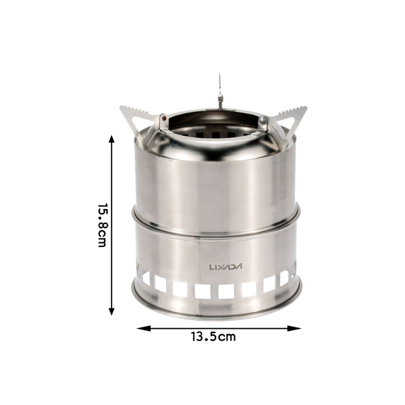 Lixada Stainless Steel Wood St - đánh giá và giá Camping Cooking Windshield