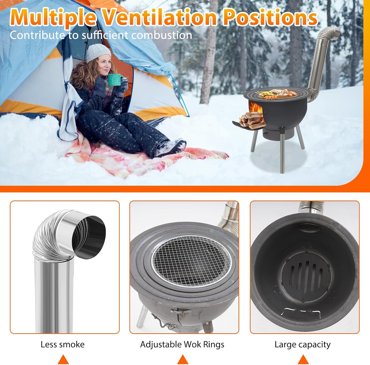 Portable Wood Burning Rocket S - đánh giá và giá Camping Hiking Cooking