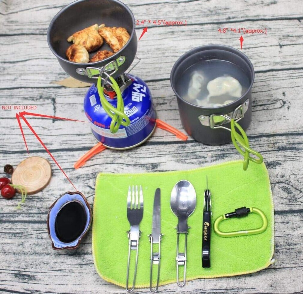 12-17 Chiếc Cắm Trại Nồi Bếp G - đánh giá và giá Camp Spork Set