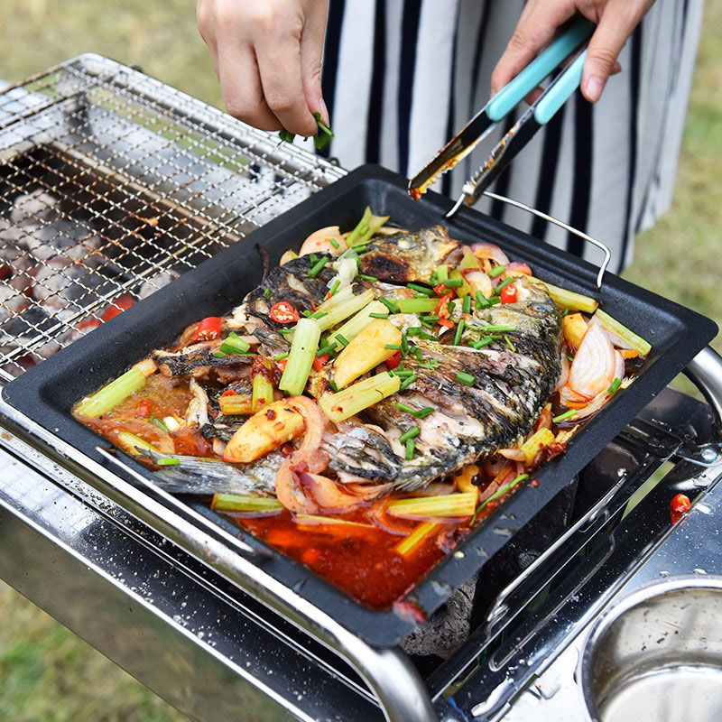 Outdoors Thick Square Grill Pa - đánh giá và giá Camping Hiking Cooking