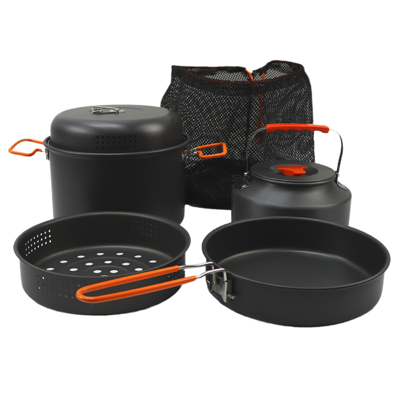 Outdoor Cookware Set Camping C - đánh giá và giá Camping Cooking Pots And Pans