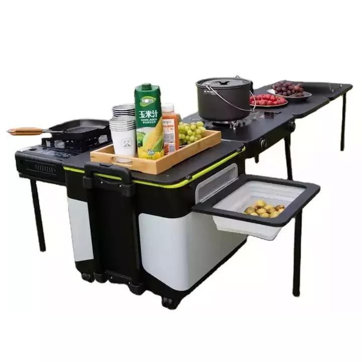 Multi-functional Integrated Be - đánh giá và giá Camping Cooking Bench