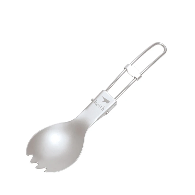 Keith Outdoor Titanium Folding - đánh giá và giá Camp Spork Set